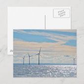 Carte Postale Turbines éoliennes (Devant / Derrière)