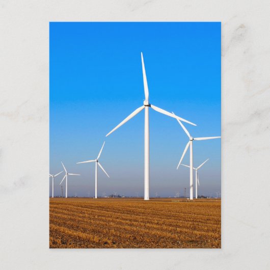 Carte postale Turbines Wind Mill (Devant)
