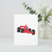 Carte Postale Turbo voiture de course (Debout devant)
