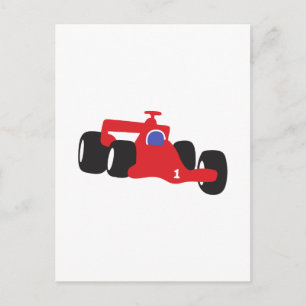 Carte Postale Turbo voiture de course