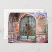 Carte Postale Türe à Delhi Altstadt - Indien (Devant / Derrière)