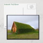 Carte Postale Turf House islandais (Devant / Derrière)