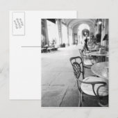 Carte Postale Turin Italie, Café et Archway (Devant / Derrière)