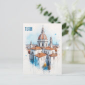 Carte Postale Turin Italie Travel (Debout devant)