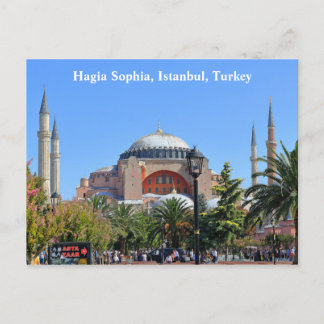 Carte Postale Turkey Istanbul Hagia sophia Postcard