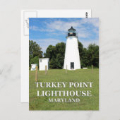Carte Postale Turkey Point Lighthouse, Maryland Postcard (Devant / Derrière)