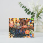 Carte Postale Turkish Glass Lamps for Sale à Istanbul Market (Debout devant)