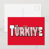 Carte Postale Turkiye (Devant / Derrière)