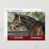 Carte postale turkmène (Devant / Derrière)