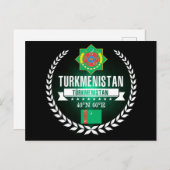 Carte Postale Turkménistan (Devant / Derrière)