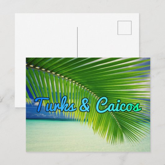 Carte Postale Turks & Caicos (Devant / Derrière)