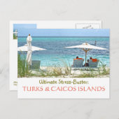 carte postale, Turks & Caicos : ULTIME BUSTER DE S (Devant / Derrière)