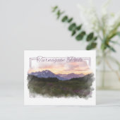 Carte postale Turnagain Pass Alaskan Watercolor (Debout devant)