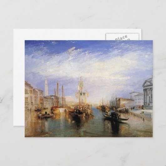 Carte Postale turner, (Devant / Derrière)
