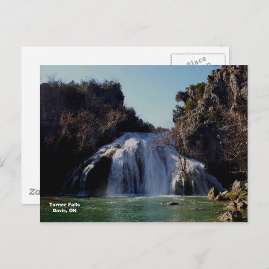 Carte Postale Turner Falls (Devant / Derrière)