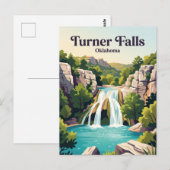 Carte Postale Turner Falls Oklahoma (Devant / Derrière)
