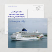 Carte Postale Turning du ciel à Nassau (Devant / Derrière)