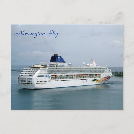 Carte Postale Turning du ciel à Nassau (Devant)