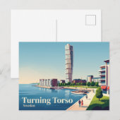 Carte Postale Turning Torso Suède (Devant / Derrière)