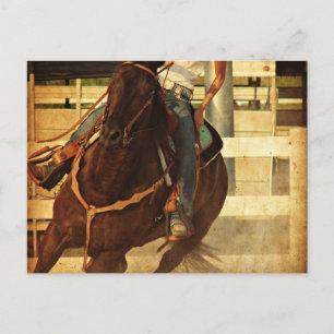Carte Postale Turning Western Horse