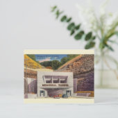 Carte postale Turnpike vintage Memorial Tunnel (Debout devant)