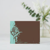 Carte Postale Turqouise Swirl (Debout devant)