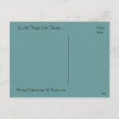 Carte postale turque de Thanksgiving vintage (Dos)