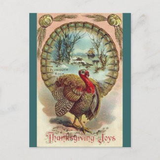 Carte postale turque de Thanksgiving vintage