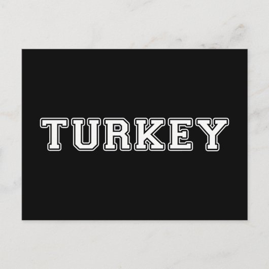 Carte Postale Turquie (Devant)