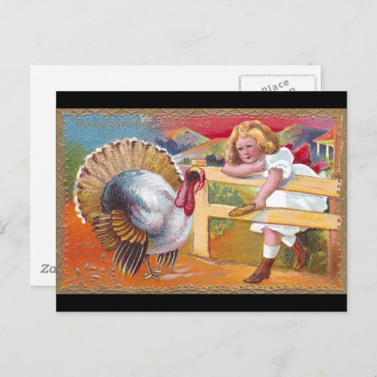 Carte Postale Turquie affamée (Devant / Derrière)