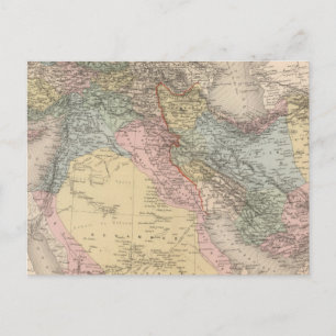 Carte Postale Turquie asiatique et Perse