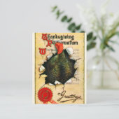 Carte postale Turquie de la journée d'action de gr (Debout devant)