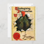 Carte postale Turquie de la journée d'action de gr (Devant / Derrière)