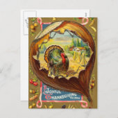 Carte postale Turquie de la journée d'action de gr (Devant / Derrière)