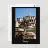 Carte Postale turquie de la mosquée bleue (Devant / Derrière)