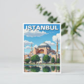 Carte Postale Turquie Istanbul Sainte-Sophie (Debout devant)