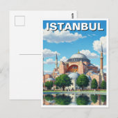 Carte Postale Turquie Istanbul Sainte-Sophie (Devant / Derrière)