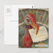 Carte Postale Turquie Manger Calendrier de novembre (Devant / Derrière)