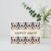 Carte Postale TURQUIE - Merci (Debout devant)