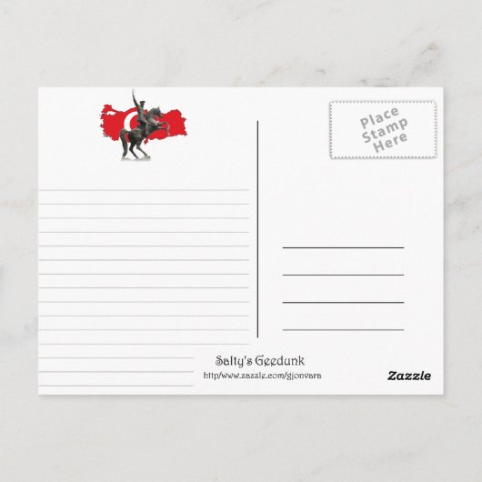 Carte Postale Turquie - Mosquée Bleue (Dos)