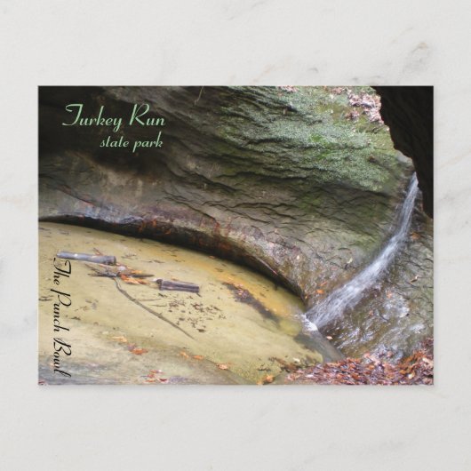 Carte Postale Turquie Run State Park, Punch Bowl (Devant)