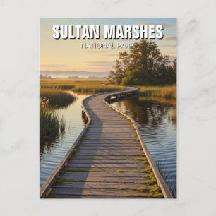 Carte Postale Turquie Sultan Marshes Parc national Voyage