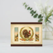 Carte postale Turquie Thankesgiving vintage (Debout devant)