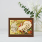 Carte postale Turquie Thankesgiving vintage (Debout devant)