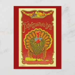 Carte postale Turquie Thanksgiving vintage Patriot