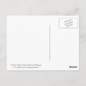 Carte postale Turquie Vautour (Dos)