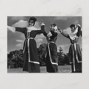 Carte Postale Turquie vintage danse turque Istanbul