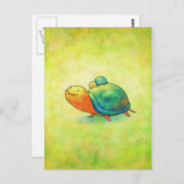 Carte postale Turquoise (Devant / Derrière)