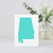 Carte Postale Turquoise Alabama (Debout devant)