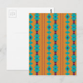 Carte Postale Turquoise Burnt (Devant / Derrière)